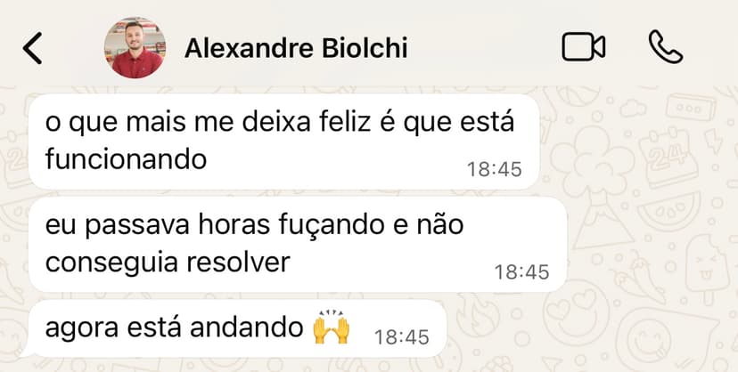 Depoimento do Alexandre