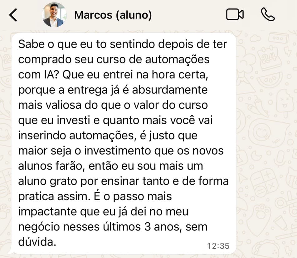 Depoimento do Marcos